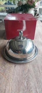 Nieuwe verzilverde stolpen Amadeo, Ophalen of Verzenden, Nieuw