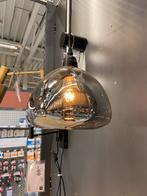 Hanglamp Kai zwart glas smoke van € 70,- >, Ophalen of Verzenden, Nieuw, Glas, Minder dan 50 cm