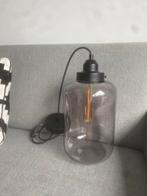 Mooie industriele hanglamp met deco spaarlamp, Ophalen of Verzenden, Zo goed als nieuw