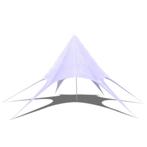 Stertent Prieel Partytent Wit 10, 12, 14 m ster GRATIS BZRGD, Tuin en Terras, Partytenten, Verzenden, 6 meter of meer, Nieuw, Stertent