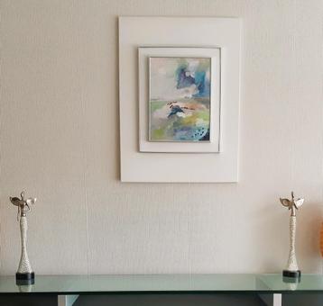 Schilderij Scandinavische stijl 80 hoog en 60 br. canvas Wad beschikbaar voor biedingen