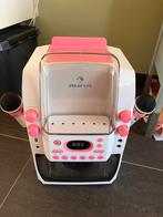 Auna karaoke machine met lichteffecten & 2 microfoons, Ophalen, Zo goed als nieuw