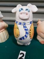 Spaarvarken van aardewerk, 3 stuks, verschillende, Ophalen of Verzenden