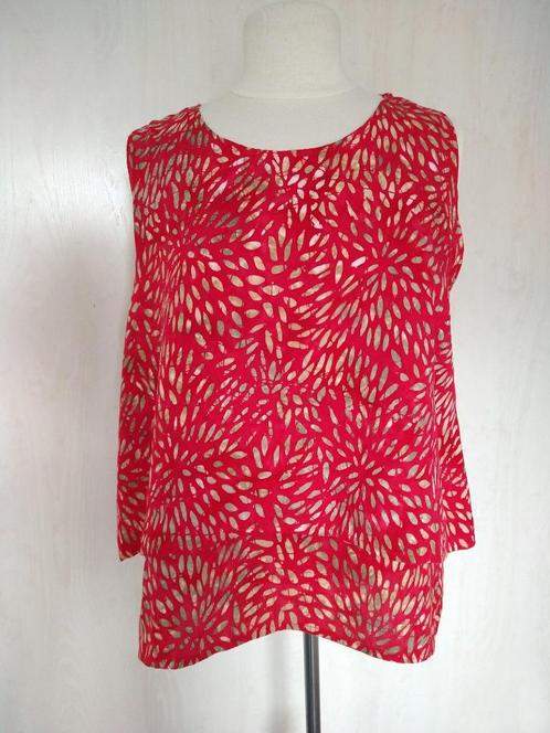 Mapa Mundo - zomerse top rood/wit – mt 40/42, Kleding | Dames, Tops, Nieuw, Maat 38/40 (M), Rood, Zonder mouw, Ophalen of Verzenden