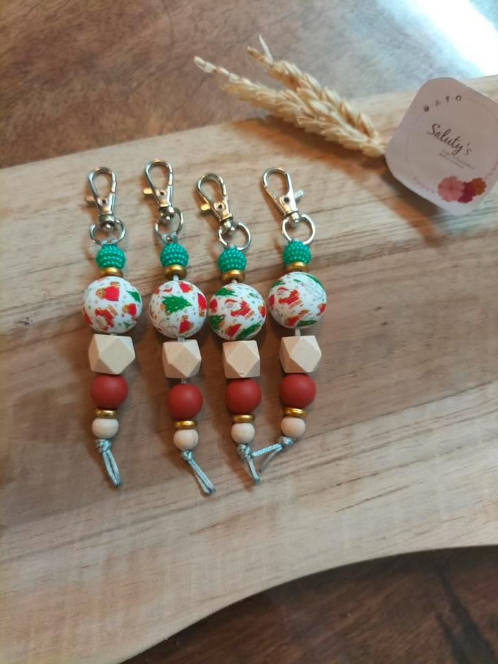 Kerst Sleutelhanger Bedankje - Handgemaakt, Verzamelen, Sleutelhangers, Nieuw, Ophalen of Verzenden