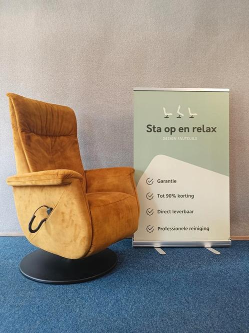 Sta op relax fauteuil Meubelzorg Zo goed als nieuw !, Huis en Inrichting, Fauteuils, Zo goed als nieuw, 50 tot 75 cm, Ophalen of Verzenden