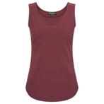 Mi Piace MP202027 | travelstof singlet - Burgundy, Maat 38/40 (M), Mi Piace, Overige kleuren, Nieuw