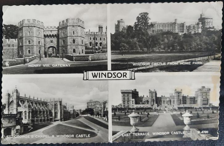Windsor 1962, Verzamelen, Ansichtkaarten | Buitenland, Gelopen, Engeland, 1940 tot 1960, Ophalen of Verzenden