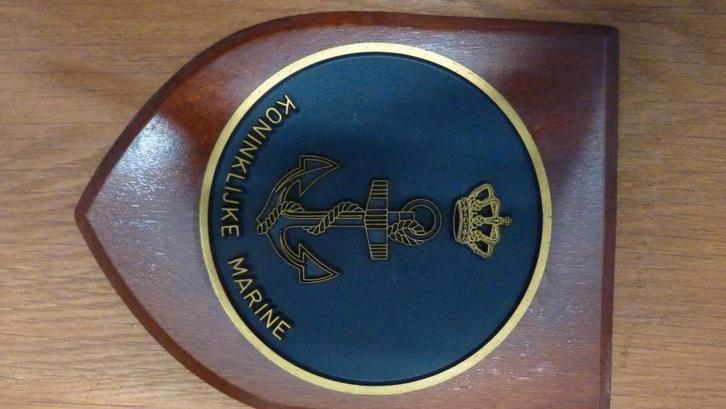 Marine, wapenschildje, lot, Hr.MS, Verzamelen, Militaria | Algemeen, Marine, Embleem of Badge, Nederland, Ophalen of Verzenden