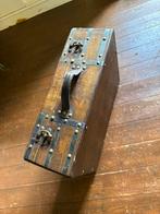 Vintage Houten Koffer met Handvat, Ophalen of Verzenden