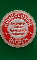 Oud viltje Hengelosche bieren brouwerij Hengelo " Ben je moe, Verzamelen, Biermerken, Viltje(s), Overige merken, Zo goed als nieuw