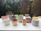 Diverse plantenpotten, Tuin en Terras, Bloempotten, Ophalen, Gebruikt, Rond, Tuin