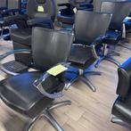 kappersstoel knipstoel 4 stuk kapsalon thuiskapper pompstoel, Ophalen, Knipstoel, Leer, Zwart