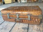 Vintage Reiskoffer / Opbergkoffer ijzer, Ophalen, Overige materialen, Gebruikt, 50 tot 60 cm