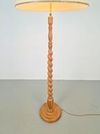 Vintage Turn vloerlamp hout ’60 spindel mid century japandi