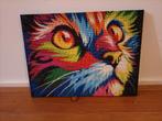 Kat schilderij, Minder dan 50 cm, Nieuw, Ophalen of Verzenden, Schilderij