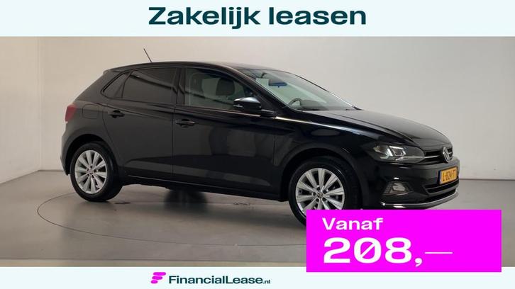 Volkswagen Polo 1.0 TSI Highline Camera Navigatie Climate Co, Auto's, Volkswagen, Bedrijf, Lease, Financial lease, Polo, ABS, Achteruitrijcamera