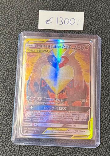Te koop: Latias & Latios GX - Tag Team (Alternate Art) beschikbaar voor biedingen