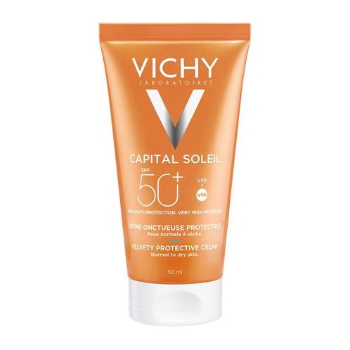 Vichy Capital Soleil Fluweelachtige Gezichtscrème SPF50 50ml, Sieraden, Tassen en Uiterlijk, Uiterlijk | Gezichtsverzorging, Nieuw