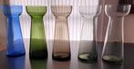 5 oude Hyacintenvazen Bloembollenglazen vazen, Ophalen, Gebruikt, Overige kleuren, Glas