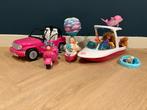 Barbie Vervoerpakket: Jeep, Boot, Luchtballon, Ophalen of Verzenden, Gebruikt, Barbie