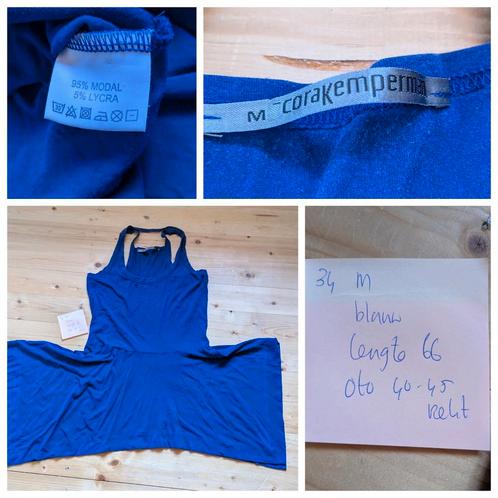 Cora Kemperman M blauw korte tuniek, Kleding | Dames, Overige Dameskleding, Zo goed als nieuw, Ophalen of Verzenden