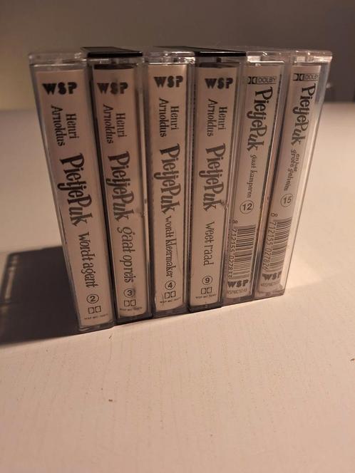 Pietje Puk, 6 stuks,  cassettebandjes, Cd's en Dvd's, Cassettebandjes, Gebruikt, Origineel, Ophalen of Verzenden