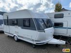 Hobby De Luxe 440 SF Voortent/Luifel/Fietsdr., Caravans en Kamperen, Hobby, Bedrijf, Treinzit, Dwarsbed