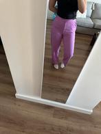 Roze linnen set: blazer en pantalon - Maat M, Kleding | Dames, Maat 38/40 (M), Ophalen of Verzenden, Zo goed als nieuw, Roze