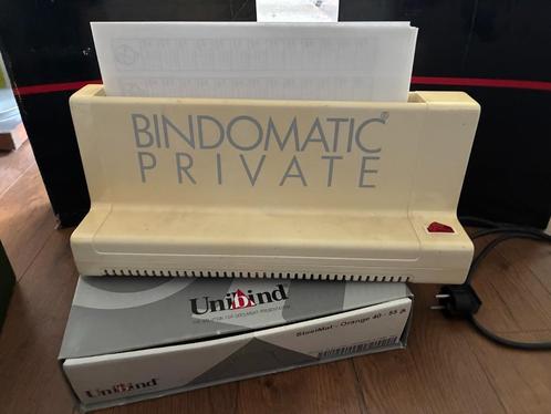 Unibind zelf inbinden, Diversen, Bureau-accessoires, Gebruikt, Ophalen