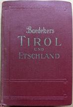 Baedeker Tirol und Etschland, Handbuch für Reisende, Baedeker, Karl, Europa, Ophalen of Verzenden, Reisgids of -boek