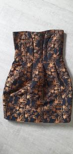 Jurk ICHI zwart rose goud maat S feestdagen, Zwart, Ophalen of Verzenden, Zo goed als nieuw, Maat 36 (S)