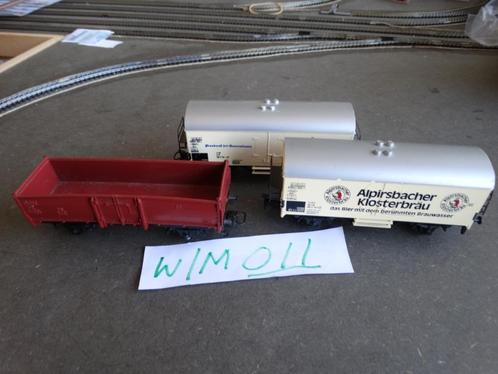 HO: w/m/011: Märklin: 3 gave wagons., Hobby en Vrije tijd, Modeltreinen | H0, Zo goed als nieuw, Wagon, Gelijkstroom of Wisselstroom