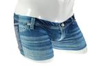 Heren blauwe strakke boxer korte broek broekje hot pants, Verzenden, Blauw, Boxer