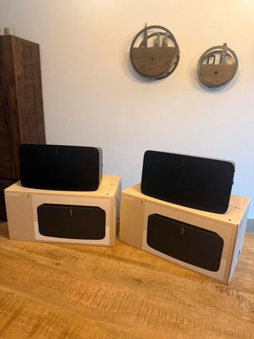 2x Sonos Five Gen 3 | Zwart | Zo Goed Als Nieuw | Garantie! beschikbaar voor biedingen