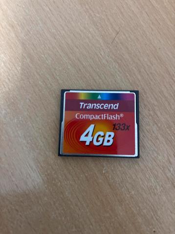 Transcend 4GB CompactFlash kaart beschikbaar voor biedingen