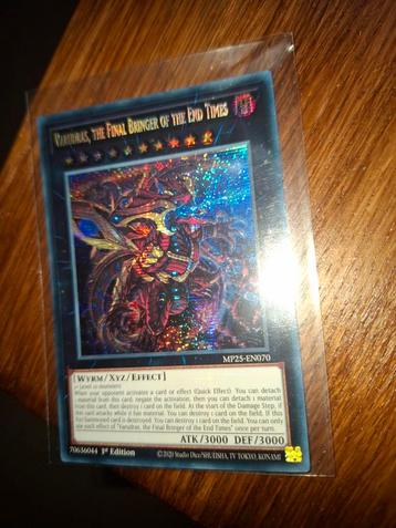 Yu-gi-oh Varudras the Final Bringer of The End Times  beschikbaar voor biedingen