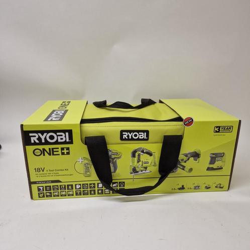 Ryobi R18CK4F-252S | ONE+ 18V Accu 4-delig combo kit | Nieuw, Doe-het-zelf en Verbouw, Gereedschap | Machine-onderdelen en Toebehoren