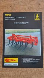 Folder WIFO vastetand cultivators, Ophalen of Verzenden, Zo goed als nieuw, Folder