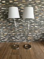 NYFORS Staande lamp, vernikkeld wit, Ophalen, Metaal, Zo goed als nieuw, 75 cm of meer