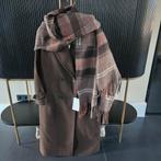Mooie bruine Zara mantel met bijpassende sjaal, Kleding | Dames, Bruin, Verzenden, Zara, Nieuw