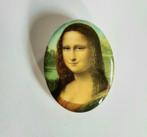 Mona Lisa broche kunsthars, Sieraden, Tassen en Uiterlijk, 4 tot 7 cm, Ophalen of Verzenden, Zo goed als nieuw, Overige kleuren