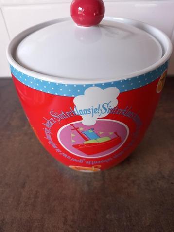 Vintage sinterklaas koekjes pot beschikbaar voor biedingen