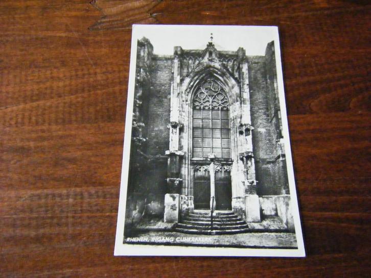A35 - Rhenen - Ingang Cunerakerk - 1950 - Mooi/Oud, Verzamelen, Ansichtkaarten | Nederland, Utrecht, Ophalen of Verzenden