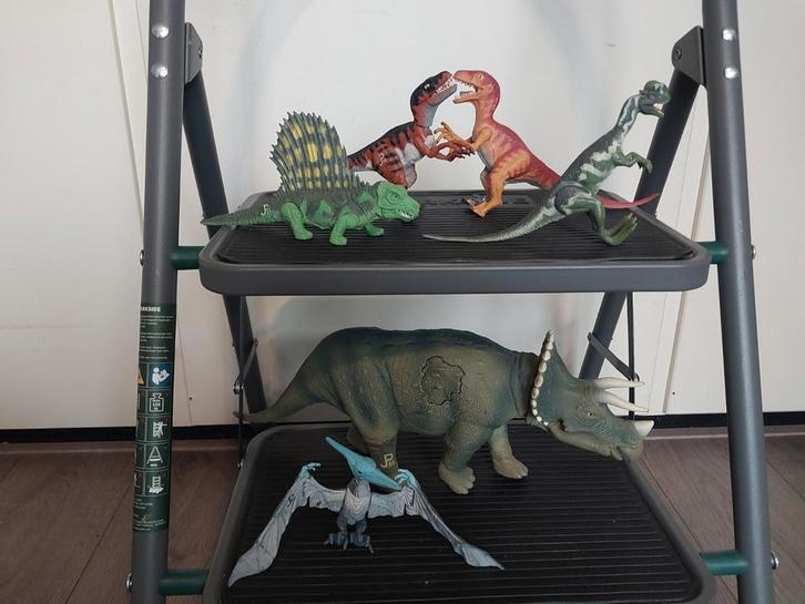 Kenner Jurassic Park Dino Set van 4 dino 1993/1997 Zeldzaam!, Verzamelen, Poppetjes en Figuurtjes, Gebruikt, Ophalen of Verzenden
