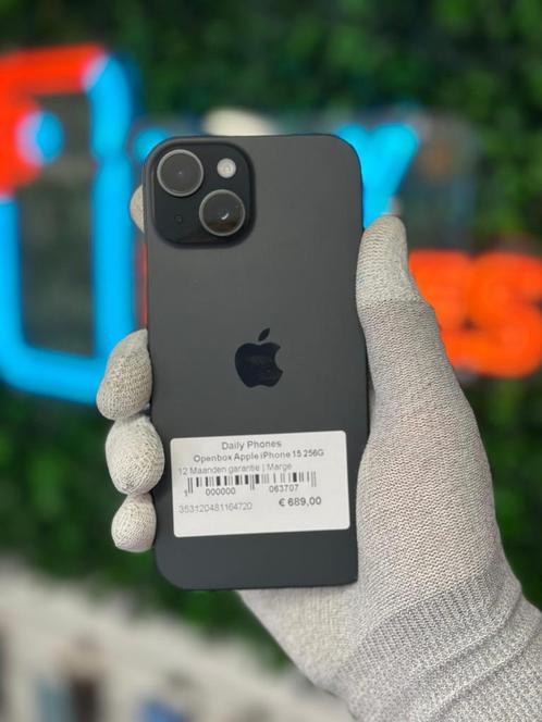 Openbox Apple iPhone 15 256GB, Telecommunicatie, Overige Telecommunicatie, Nieuw, Ophalen of Verzenden
