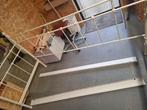 Wit metalen bedframe, Ophalen, Gebruikt, 90 cm, Eenpersoons