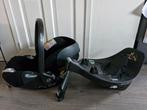 Cybex base Z 360 en cybex cloud Z deep black incl regenhoes, 0 t/m 18 kg, Slaapstand, Zo goed als nieuw, Isofix