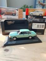 Volvo 240 244 GL groen metallic van Minichamps nieuw in doos, Hobby en Vrije tijd, Modelauto's | 1:43, Ophalen of Verzenden, Nieuw