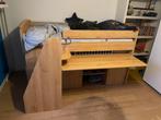 Half hoog slaper Gautier, Ophalen, Gebruikt, 100 cm of meer, Lattenbodem